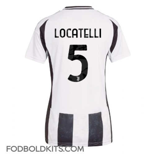 Juventus Manuel Locatelli #5 Hjemmebanetrøje Dame 2024-25 Kortærmet